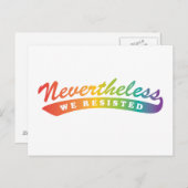 Cartes postales de la résistance (Devant / Derrière)