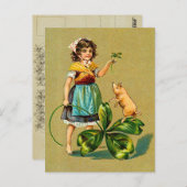 Cartes postales de la Saint-Patrick (Devant / Derrière)