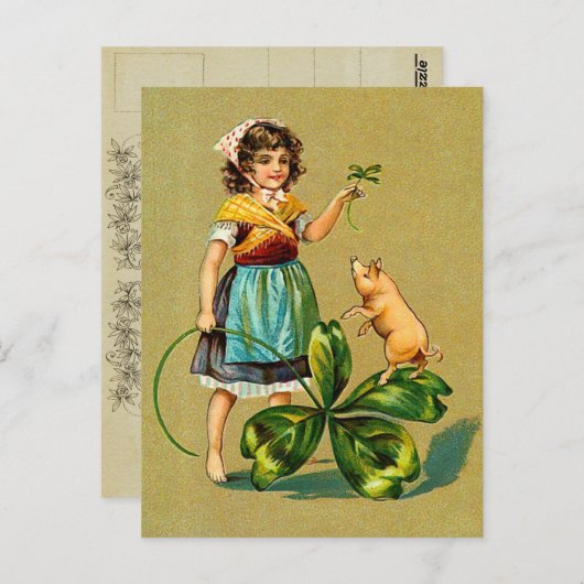 Cartes postales de la Saint-Patrick (Devant / Derrière)