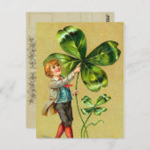 Cartes postales de la Saint-Patrick (Devant / Derrière)