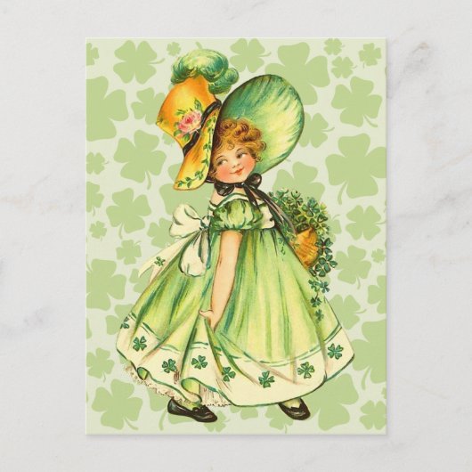 Cartes postales de la Saint-Patrick Vintage (Devant)