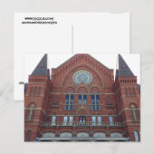 CARTES POSTALES DE LA SALLE DE MUSIQUE CINCINNATI  (Devant / Derrière)
