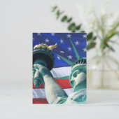 Cartes Postales De La Statue De La Liberté De New (Debout devant)