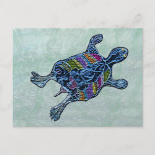 Cartes postales de la tortue de mer