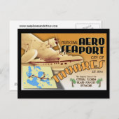 Cartes postales de l'aéroport maritime de Tavares (Devant / Derrière)