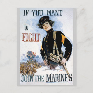Cartes postales de l'affiche de guerre, Marines de