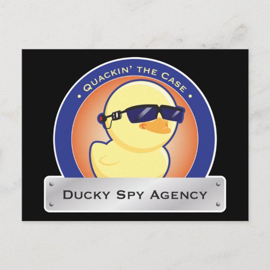 Cartes postales de l'Agence Spy Ducky (Devant)