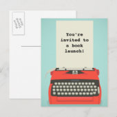 Cartes postales de lancement de livre ou d'événeme (Devant / Derrière)