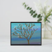 Cartes postales de l'arbre rose (Debout devant)