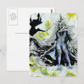 Cartes postales de l'Assistant Elven (Devant / Derrière)