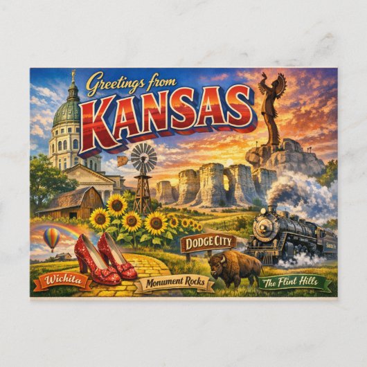 Cartes postales de l'État (Devant)