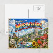 Cartes postales de l'État  (Devant / Derrière)