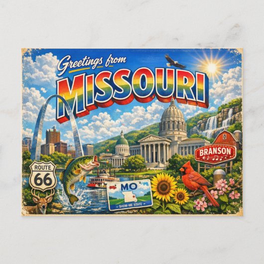 Cartes postales de l'État  (Devant)