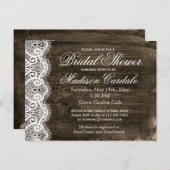 Cartes postales de l'Invitation de Fête des mariée (Devant / Derrière)