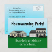 Cartes postales de l'invitation de la Fête du réch (Devant / Derrière)