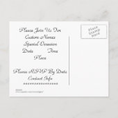 Cartes postales de l'invitation du 50e anniversair (Dos)