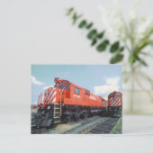 Cartes postales de locomotives du Canadien Pacifiq (Debout devant)