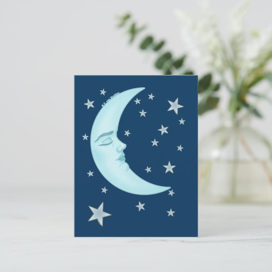 Cartes postales de lune couchée (Debout devant)