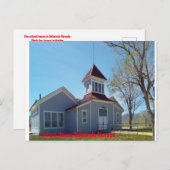 Cartes postales de, maison d'école à golconda Neva (Devant / Derrière)