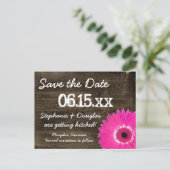 Cartes postales de mariage à thème Fleur de margue (Debout devant)