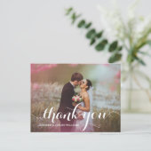 CARTES POSTALES DE MARIAGE DE SCRIPT DE CALLIGRAPH (Debout devant)