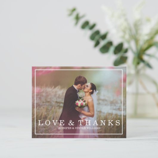 CARTES POSTALES DE MARIAGE DE SCRIPT DE CALLIGRAPH (Debout devant)