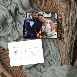 Cartes Postales de Mariage Personnalisées avec Pho