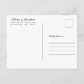 Cartes postales de mariage pour enfants Photo Save (Dos)