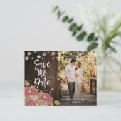 Cartes postales de mariage Rouge à lèvres Enregist (Debout devant)