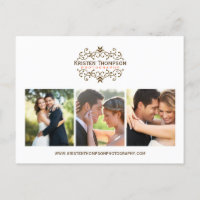 Cartes postales de marketing d'entreprise