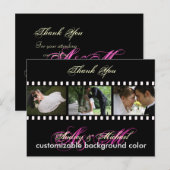Cartes postales de Merci couleur/photos personnali (Devant / Derrière)