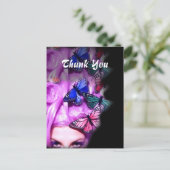 Cartes postales de Merci de la dame aux papillons  (Debout devant)