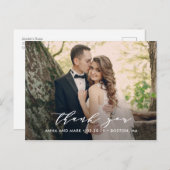 Cartes postales de Merci de script sans effort (Devant / Derrière)