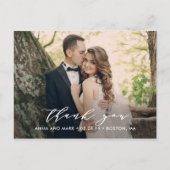 Cartes postales de Merci de script sans effort (Devant)