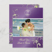 Cartes postales de Merci mariage, (Devant / Derrière)