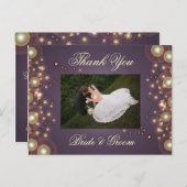 Cartes postales de Merci mariage, (Devant / Derrière)