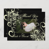 Cartes postales de Merci mariage, (Devant / Derrière)