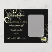 Cartes postales de Merci mariage, (Dos)