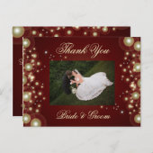 Cartes postales de Merci mariage, (Devant / Derrière)