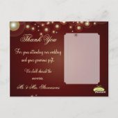 Cartes postales de Merci mariage, (Dos)