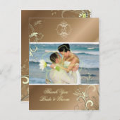 Cartes postales de Merci mariage, (Devant / Derrière)