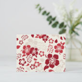 Cartes postales de Motif de fleurs Hibiscus (Debout devant)