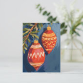 Cartes postales de Noël Aquarelle (Debout devant)