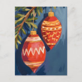 Cartes postales de Noël Aquarelle (Devant)