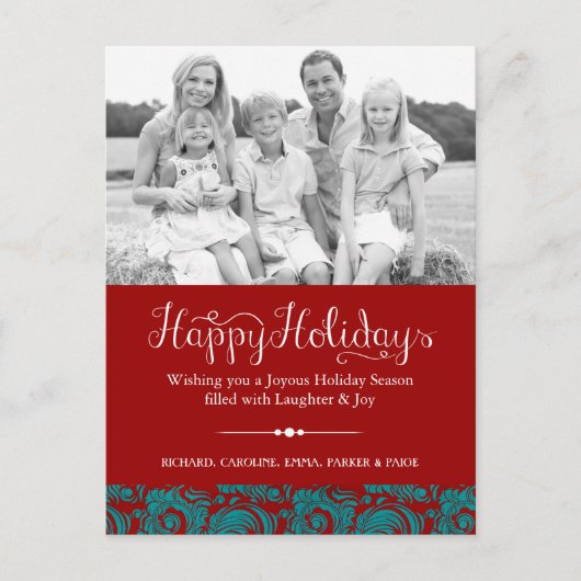 Cartes postales de Noël Classy (Devant)