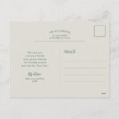 Cartes postales de Noël de Berries Pines (Dos)