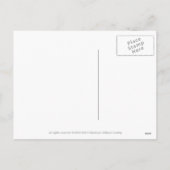 Cartes postales de Noël de bonhomme de neige (Dos)