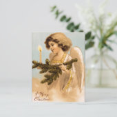 Cartes postales de Noël de l'Ange victorien (Debout devant)