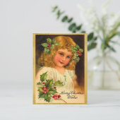 Cartes postales de Noël de mode ancienne (Debout devant)