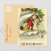 Cartes postales de Noël de Père Noël d'Allemand (Devant / Derrière)